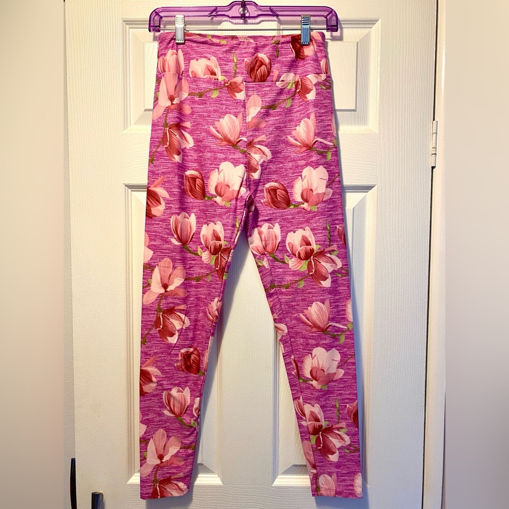 Floral Pink Women’s LuLaRoe Leggings